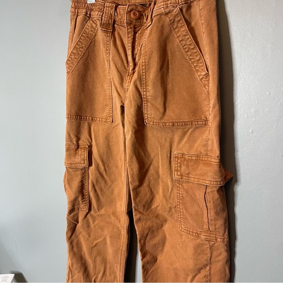 American Eagle Outfitters women’s Rust straight Cargo Pants size 2 Long - Picture 4 of 9